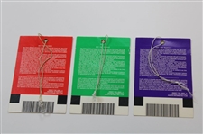 1999 Masters Tournament Monday, Tuesday & Wednesday Practice Rd Tickets - Jose Maria Olazabal Winner