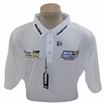 John Daly Signed Personal Straight Down White Performance 3XL Shirt w/Sponsors JSA ALOA