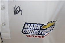 John Daly Signed Personal Straight Down White Performance 3XL Shirt w/Sponsors JSA ALOA