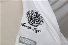 John Daly Signed Personal Straight Down White Performance 3XL Shirt w/Sponsors JSA ALOA