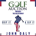 John Daly Signed Personal Straight Down White Performance 3XL Shirt w/Sponsors JSA ALOA