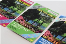 2006 Masters Tournament Monday, Tuesday & Wednesday Practice Rd Tickets - Phil Mickelson Winner
