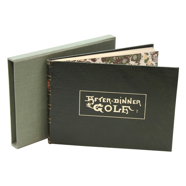 1986 After Dinner Golf Book by Horace G. Hutchinson w/Slipcover