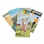 Six (6) Vintage International Golf Brochures 