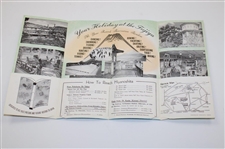Six (6) Vintage International Golf Brochures 