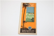 Four (4) Vintage Golf Brochures - Three 'Tropical Trips' & One 'In The Carolinas'