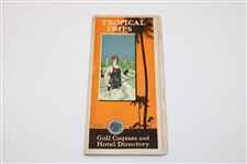 Four (4) Vintage Golf Brochures - Three 'Tropical Trips' & One 'In The Carolinas'