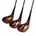 MacGregor Eye-O-Matic Tourney Driver, 2 Wood, & 3 Wood 