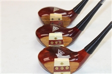 MacGregor Eye-O-Matic Tourney Driver, 2 Wood, & 3 Wood 