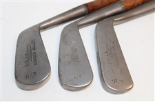 D. Hutchison Special Humber Valley A.H. Iron, Mashie, & Wryneck Putter