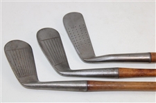 D. Hutchison Special Humber Valley A.H. Iron, Mashie, & Wryneck Putter