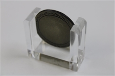1968 Bay Park Golf Club NC 1st Place Golf Champ Golf Medal on Lucite Base
