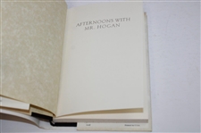 2004 'Afternoons With Mr. Hogan' First Printing By Jody Vasquez