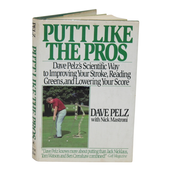 1989 Putt Like The Pros First Edition By Dave Pelz