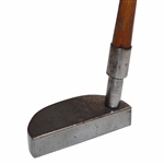 Early 1900s Unusual Hickory Shaft Mallet Putter
