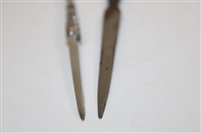 Vintage Post Swing Golfer & Golf Club Themed Letter Openers