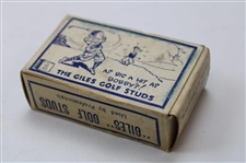 Vintage Giles Golf Studs For Shoes w/Box circa 1920's/30's