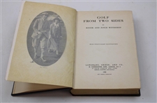 1922 'Golf From Two Sides' First Edition Book by Roger & Joyce Wethered