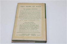 1952 'My Swing' First Edition Book by Henry Cotton