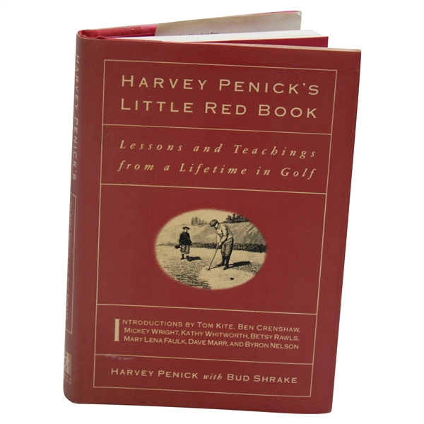 1992 Harvey Penicks Little Red Book With Bud Shrake