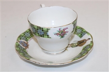 Bonnie Scotland Royal Standard Fine Bone China Tea Cup & Plate