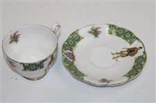Bonnie Scotland Royal Standard Fine Bone China Tea Cup & Plate