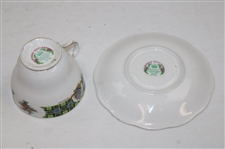 Bonnie Scotland Royal Standard Fine Bone China Tea Cup & Plate
