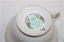 Bonnie Scotland Royal Standard Fine Bone China Tea Cup & Plate