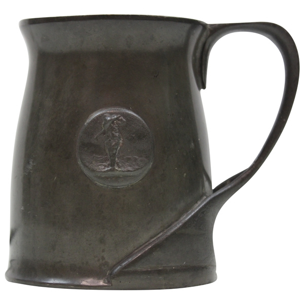Vintage Glossoid Co. Holborn Viaduct Golfer Mug