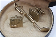 Three (3) Sets of Golf Themed Cufflinks