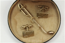Three (3) Sets of Golf Themed Cufflinks