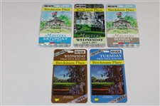 Five (5) Masters Tournament Berckmans Place Badges From 2015-2018