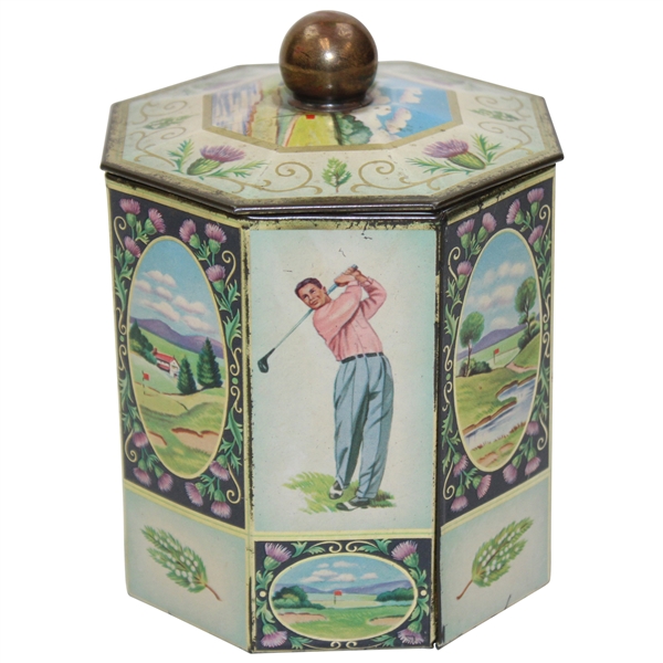 MacGregor The Greatest Name in Golf Golf Company Tin with Removable Lid