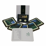 Masters Coasters, Ball Markers, Divot Tool, & ANGC Scorecard