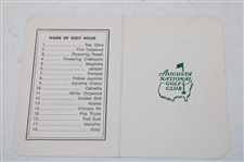 Masters Coasters, Ball Markers, Divot Tool, & ANGC Scorecard