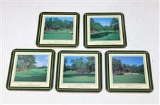 Masters Coasters, Ball Markers, Divot Tool, & ANGC Scorecard