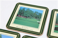 Masters Coasters, Ball Markers, Divot Tool, & ANGC Scorecard