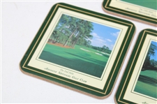 Masters Coasters, Ball Markers, Divot Tool, & ANGC Scorecard