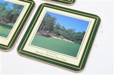 Masters Coasters, Ball Markers, Divot Tool, & ANGC Scorecard