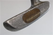 Freddie Haas Claremont Calif. H28 F Hickory Shafted Putter