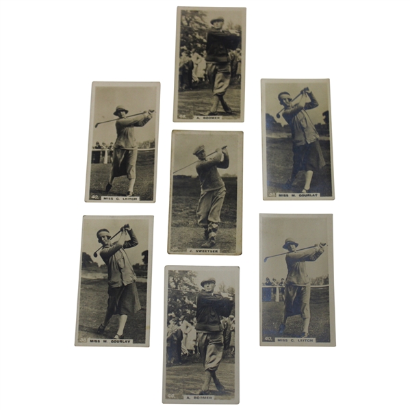 Seven (7) Lambert & Butler Whos Who In Sport Tobacco Golf Cards