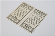 Seven (7) Lambert & Butler Who's Who In Sport Tobacco Golf Cards