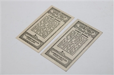 Seven (7) Lambert & Butler Who's Who In Sport Tobacco Golf Cards