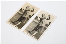 Seven (7) Lambert & Butler Who's Who In Sport Tobacco Golf Cards