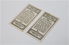 Seven (7) Lambert & Butler Who's Who In Sport Tobacco Golf Cards