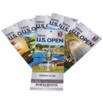 2019 US Open at Pebble Beach Complete 7 Day Ticket Set - Gary Woodland Winner