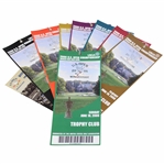 2006 US Open at Winged Foot Complete Ticket Set with Voucher - Geoff Ogilvy Winner