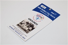 2005 Walker Cup At Chicago Golf Club Sunday Grounds Ticket