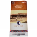 2014 US Open At Pinehurst Resort & Country Club Trophy Club Sunday Ticket - Martin Kaymer Win