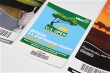 2008 US Open At Torrey Pines Monday Grounds Ticket, Playoff Ticket & Program Voucher